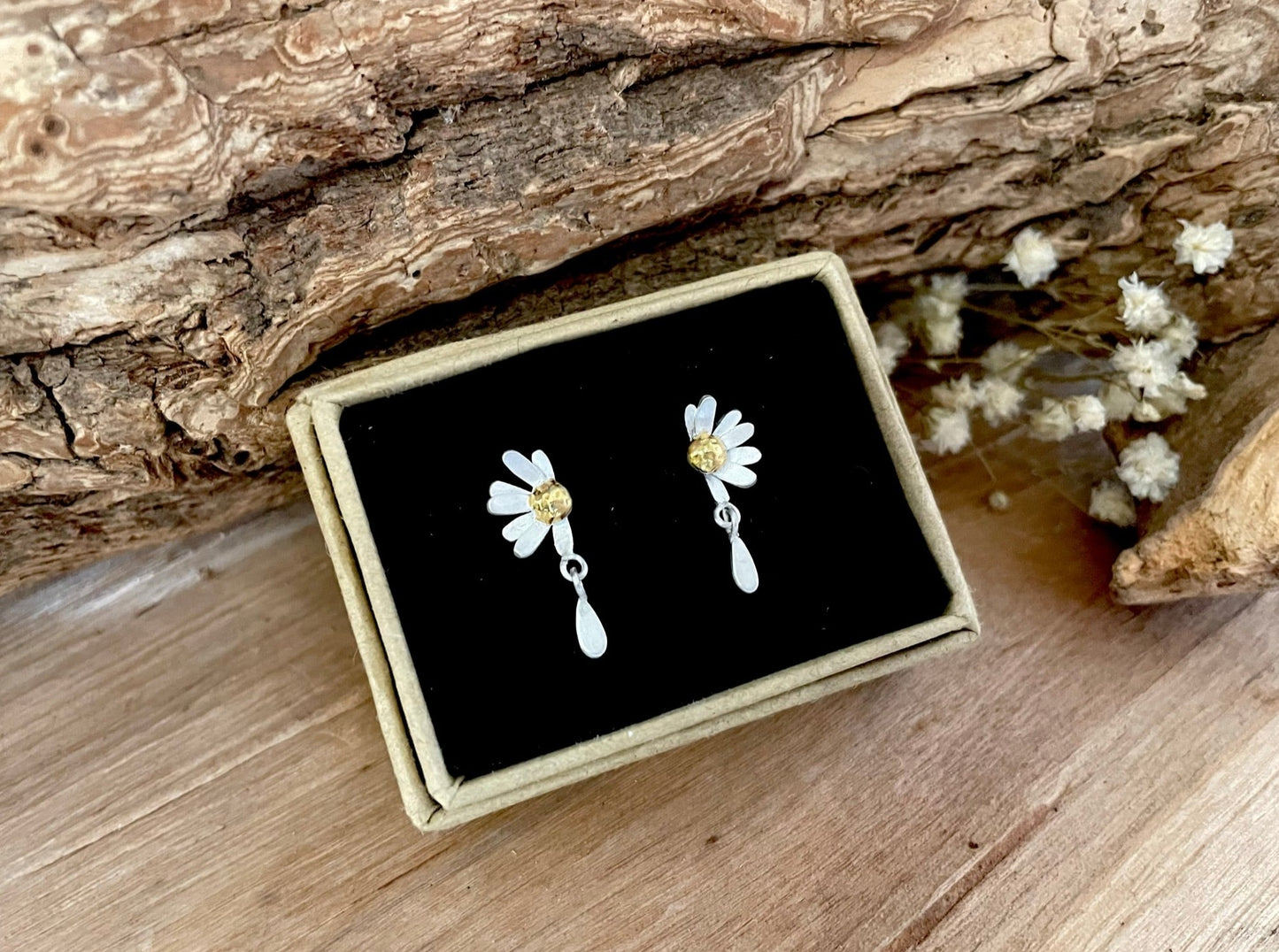 Love Me Lots Daisy Studs by Curious Magpie Jewellery