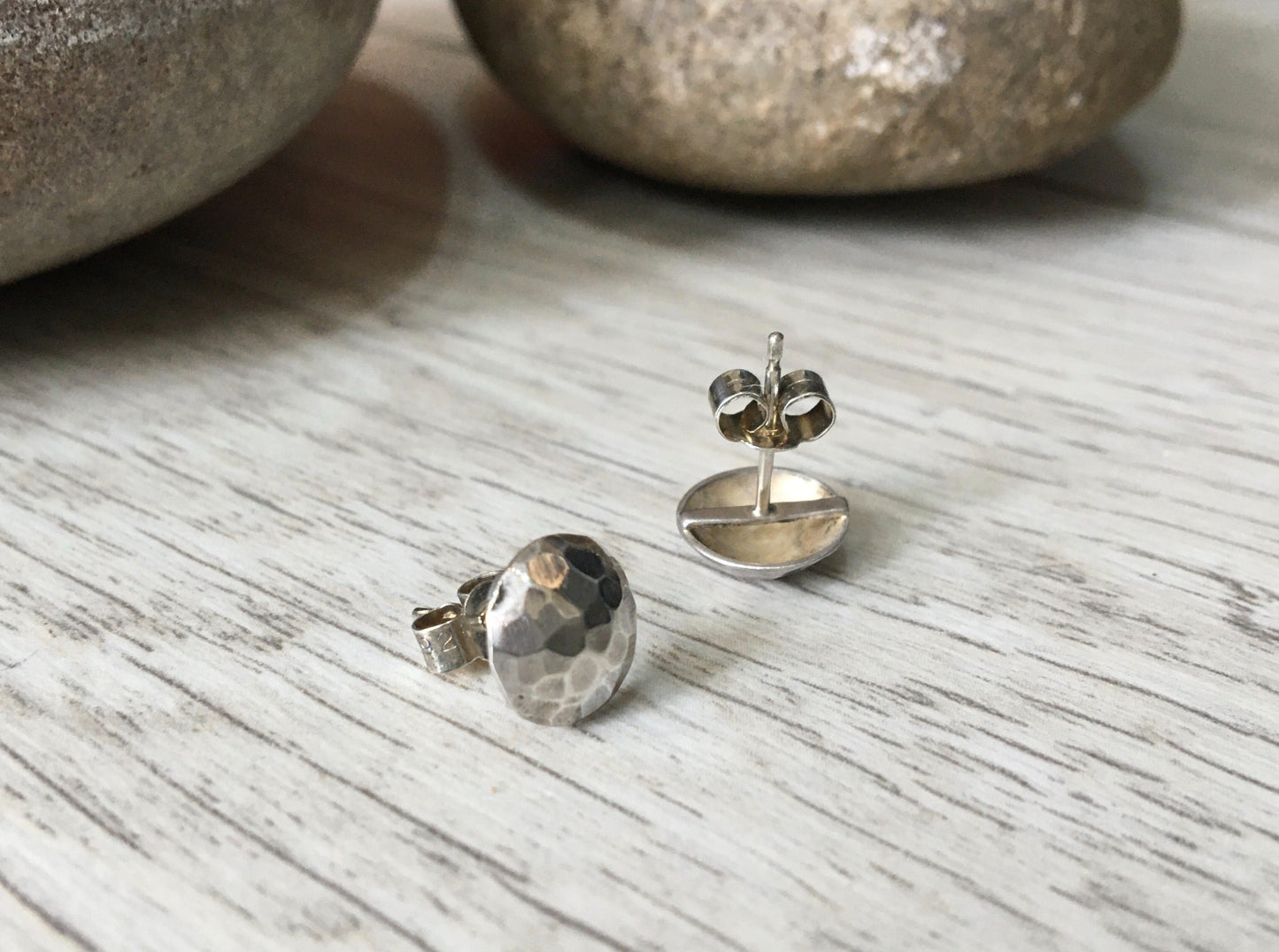 Silver Moon Earrings by Curious Magpie