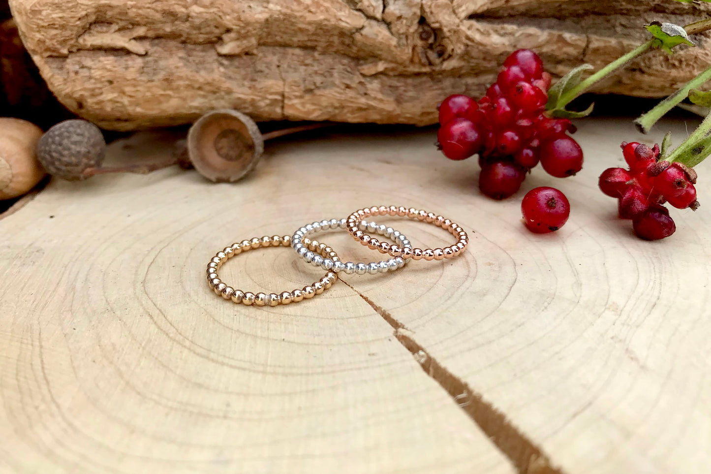 Gold Berry Ring by Curious Magpie Jewellery