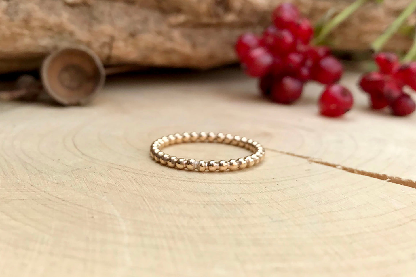 Gold Berry Ring by Curious Magpie Jewellery
