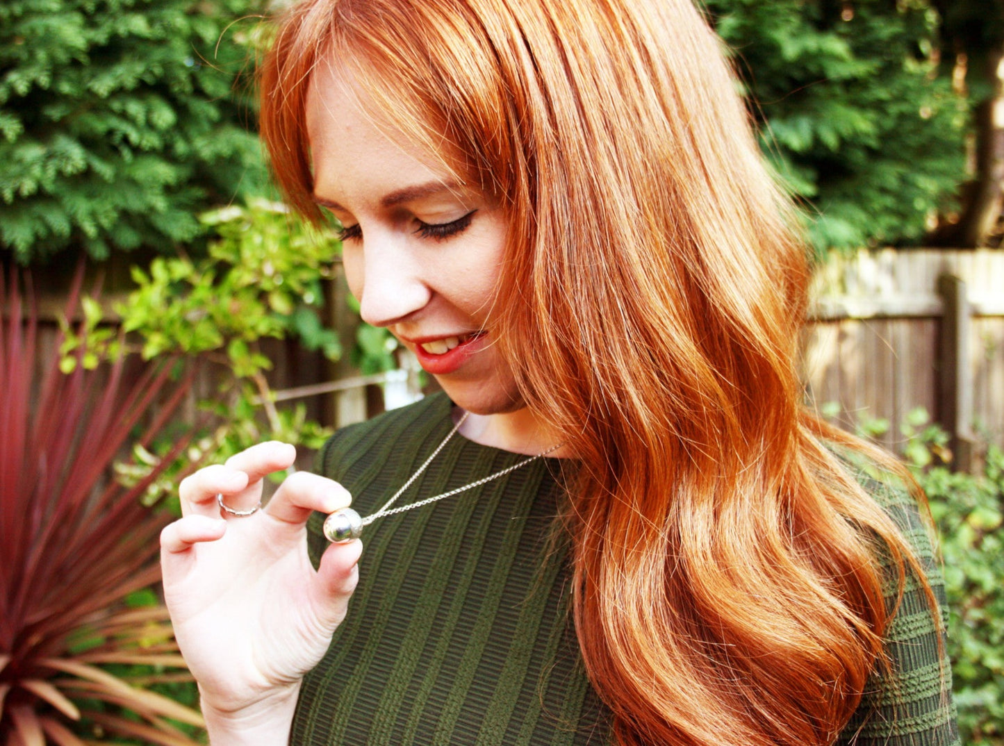 Chunky Silver Acorn Necklace by Curious Magpie Jewellery