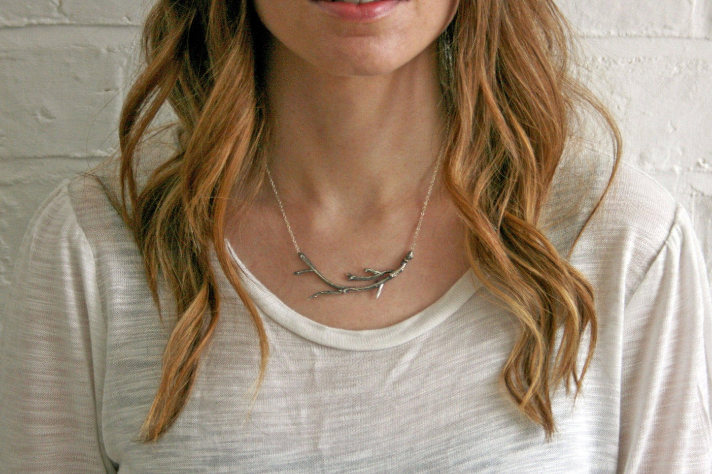 Silver Branch Necklace - Curious Magpie Jewellery - 5
