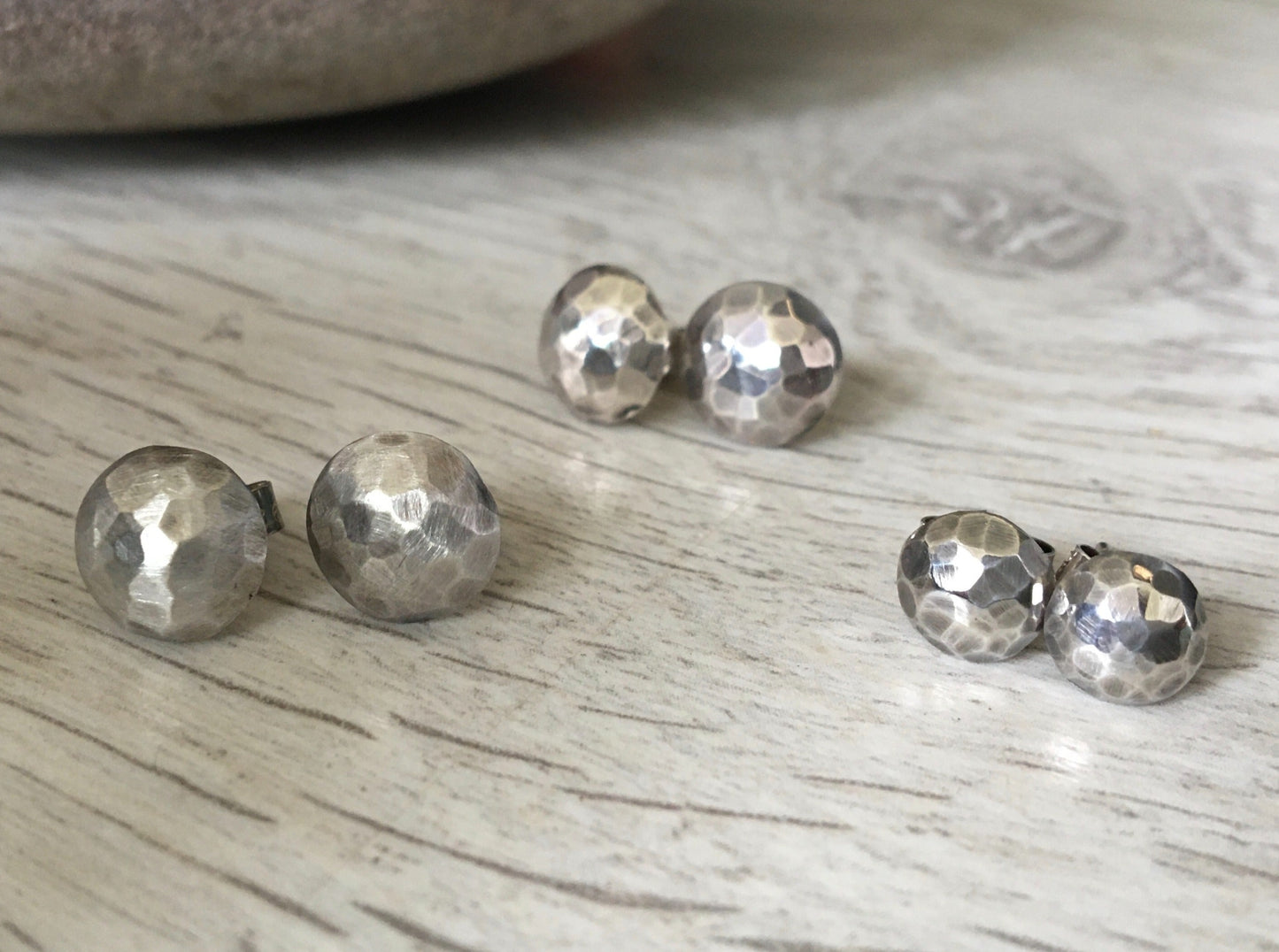 Silver Moon Earrings by Curious Magpie