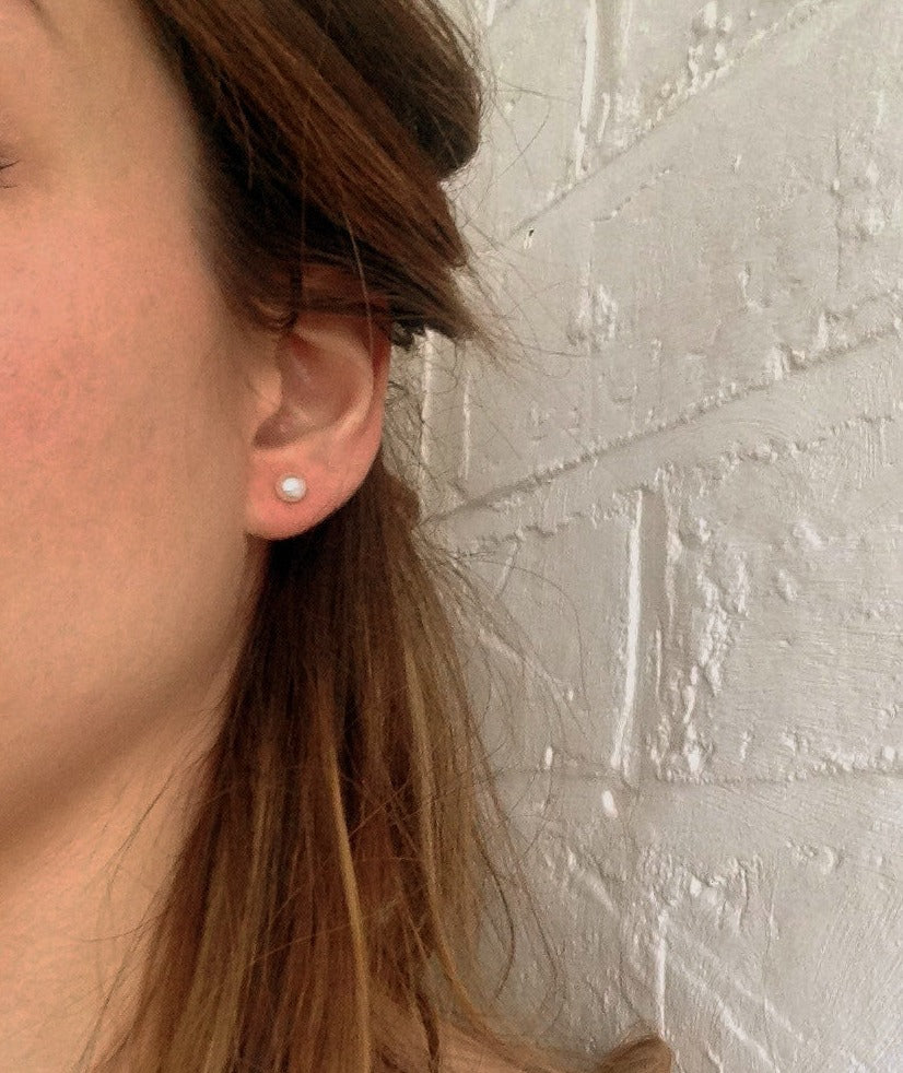 Pixie Pearl Stud Earrings - Curious Magpie Jewellery - 6