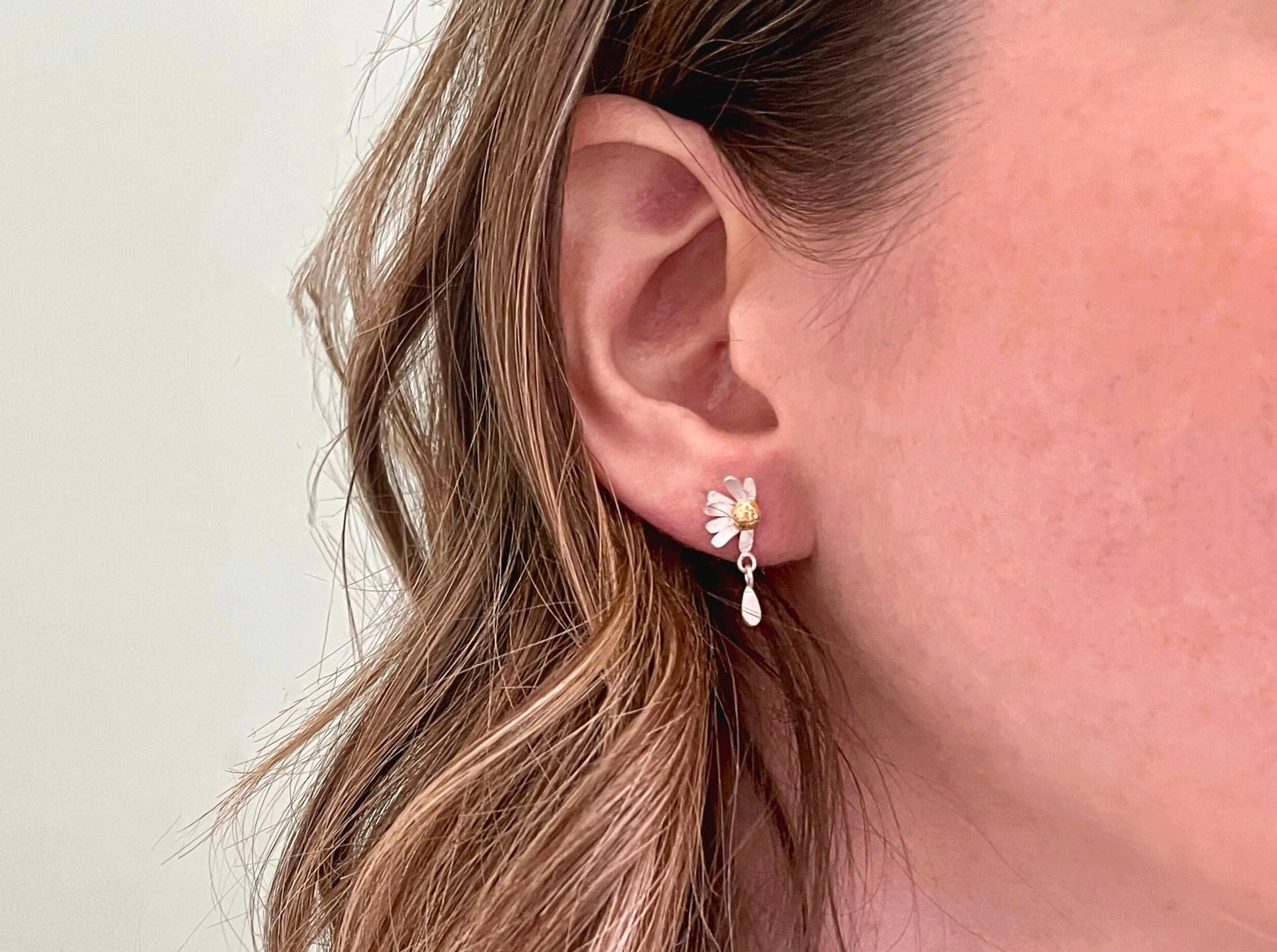 Love Me Lots Daisy Studs by Curious Magpie Jewellery