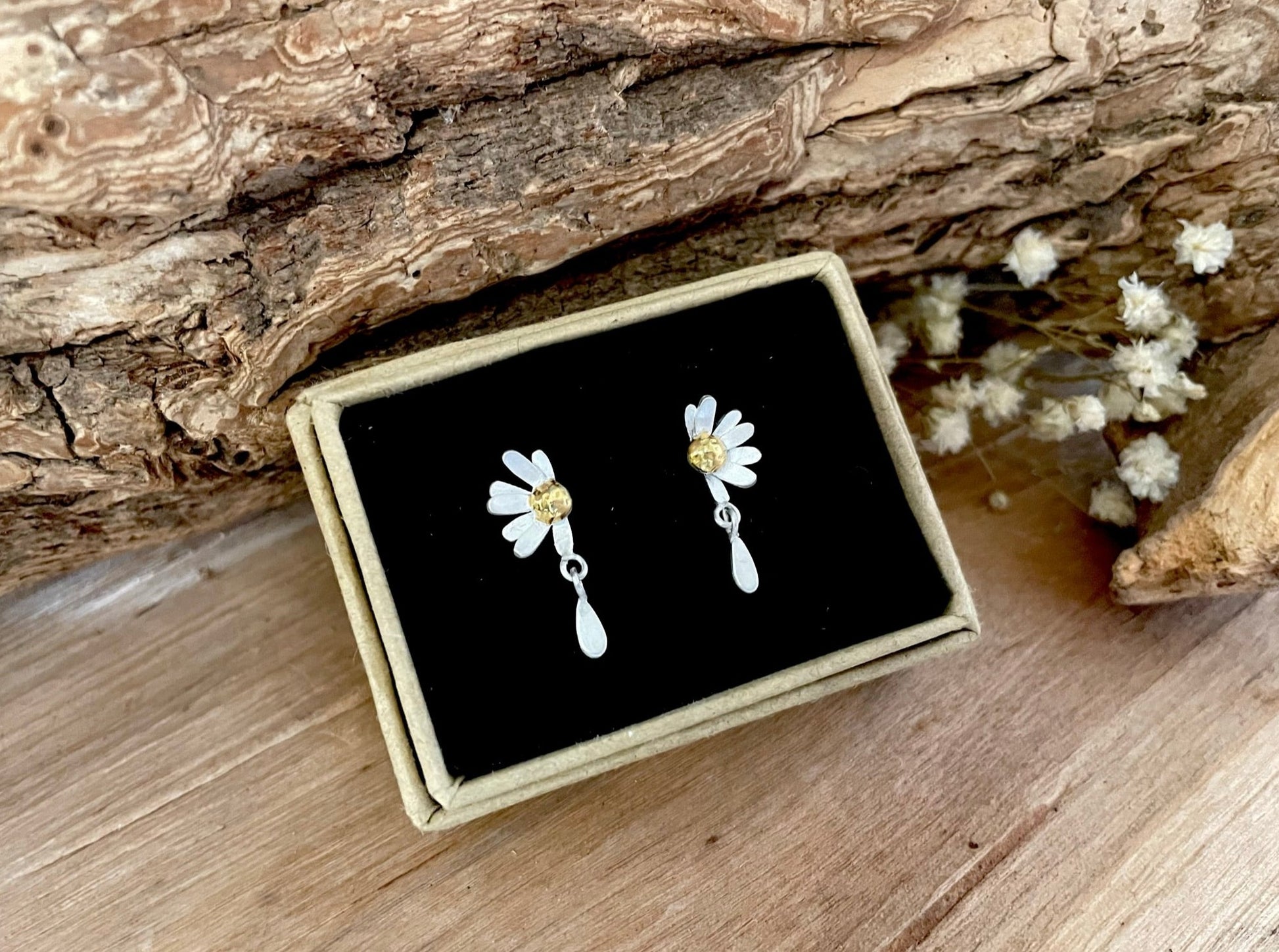 Love Me Lots Daisy Studs by Curious Magpie Jewellery