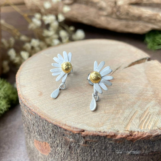 Love Me Lots Daisy Studs by Curious Magpie Jewellery