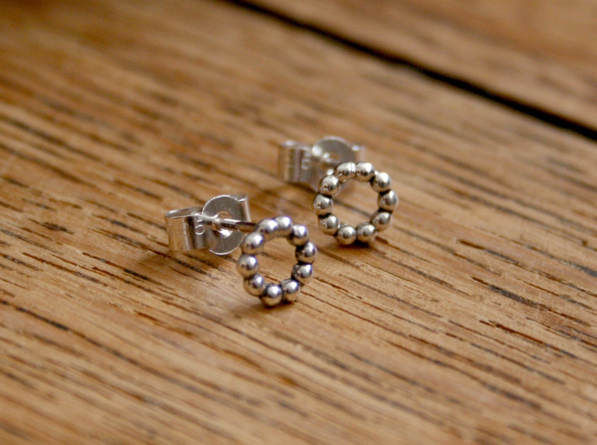 Silver Berry Studs by Curious Magpie Jewellery