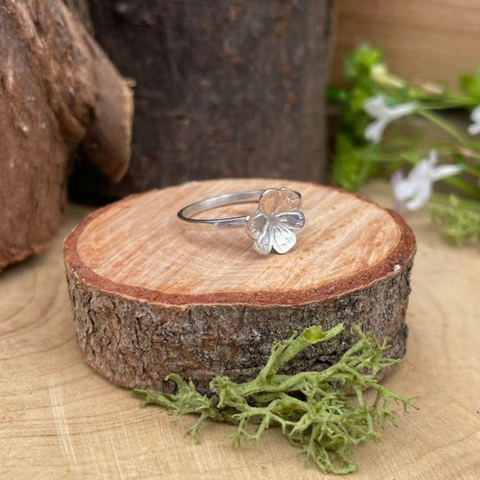 Silver Blossom Ring by Curious Magpie