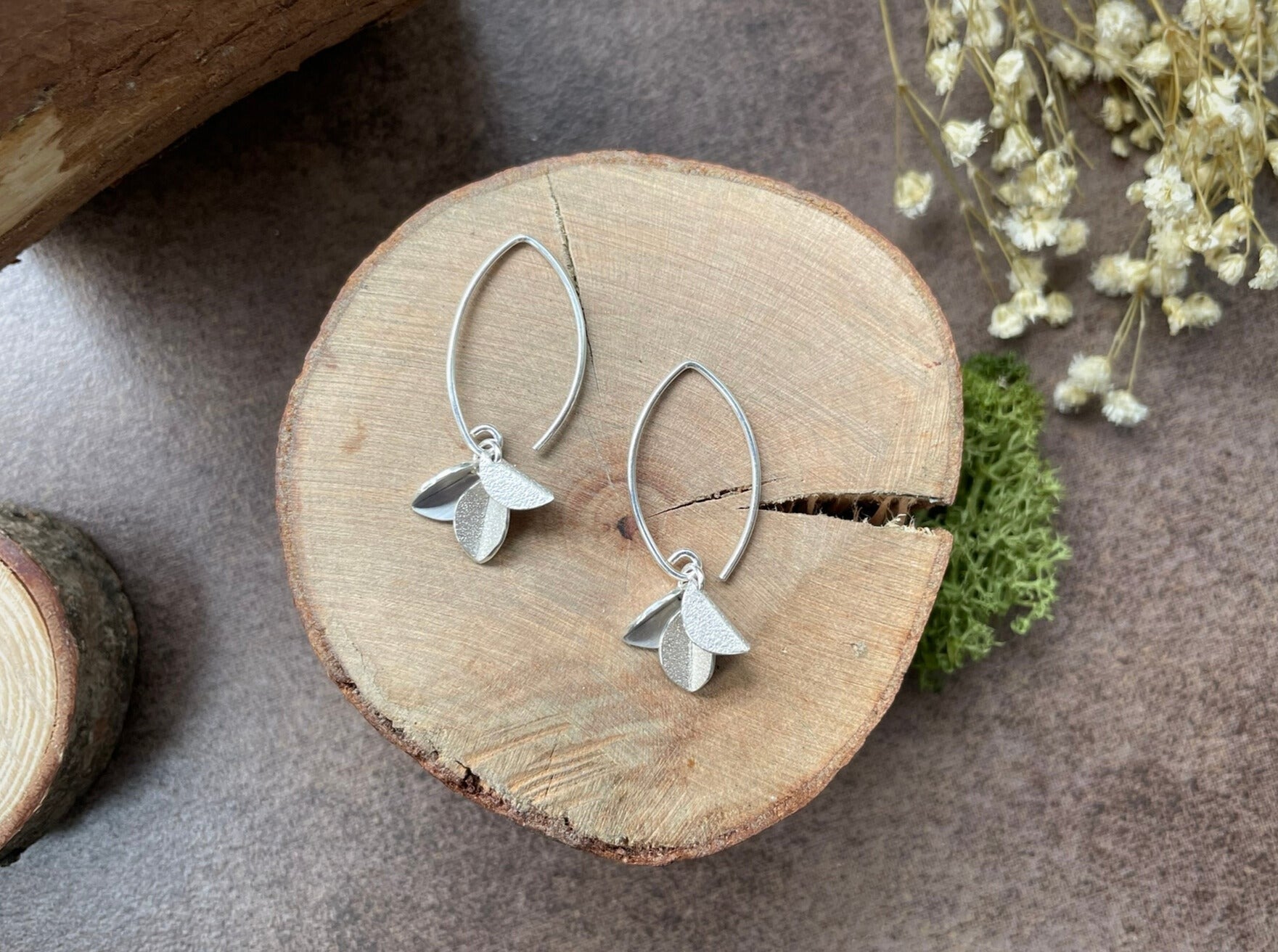 bell Drop Earrings by Curious Magpie Jewellery