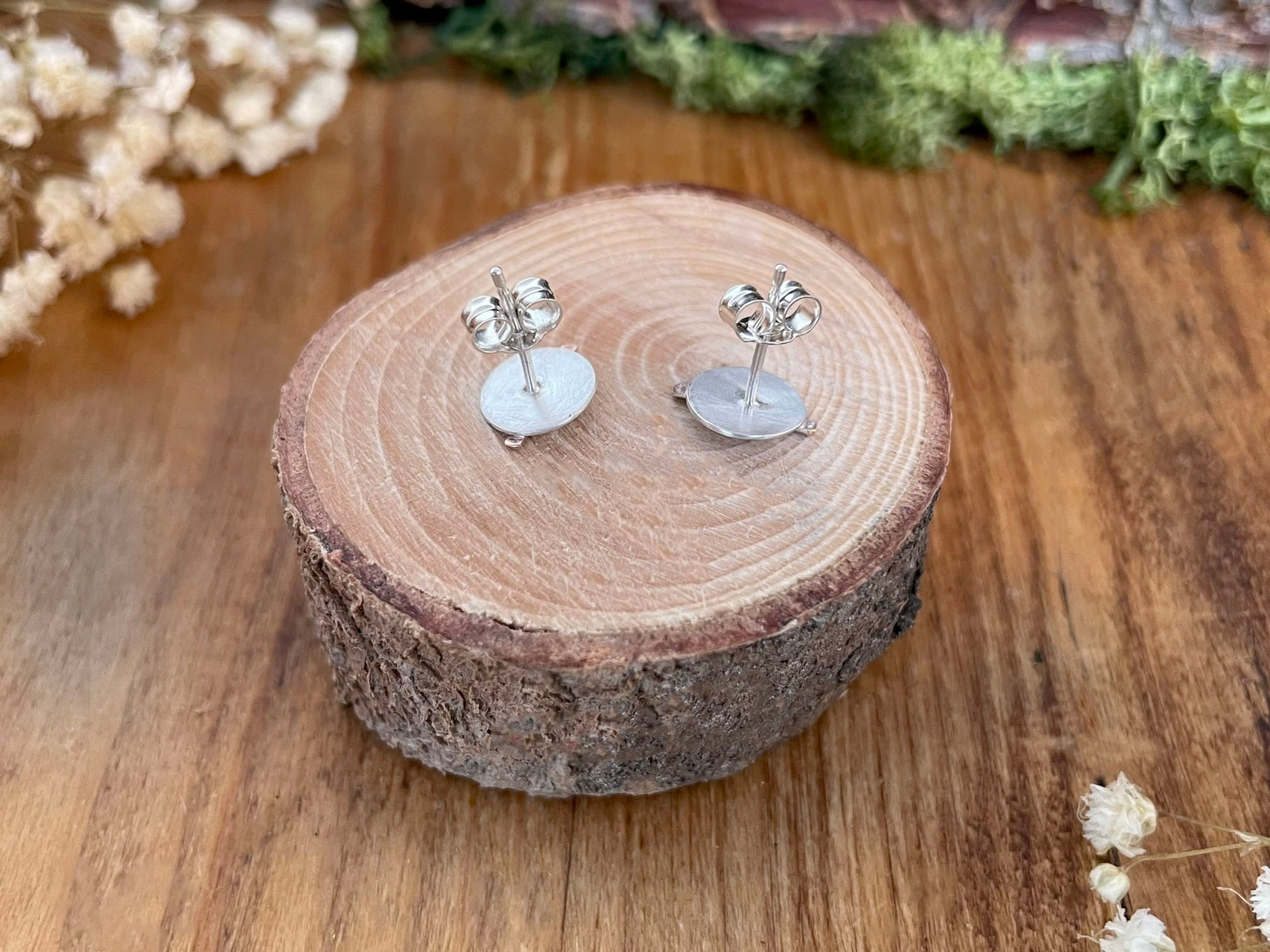 Sticks & Stones Stud Earrings by Curious Magpie Jewellery