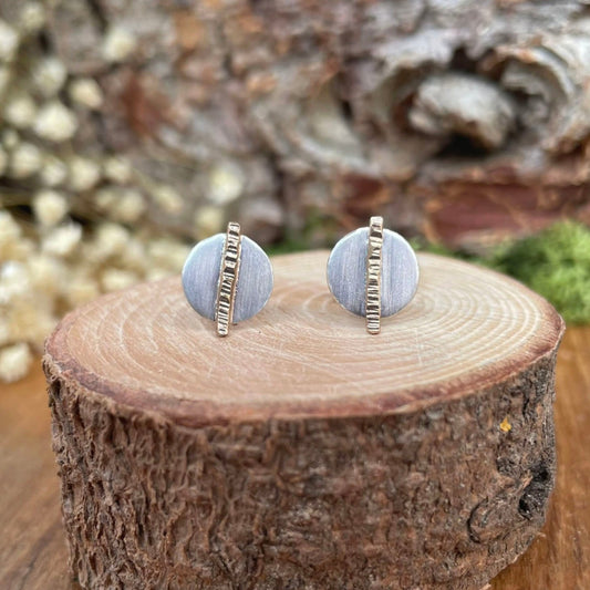 Sticks & Stones Stud Earrings by Curious Magpie Jewellery
