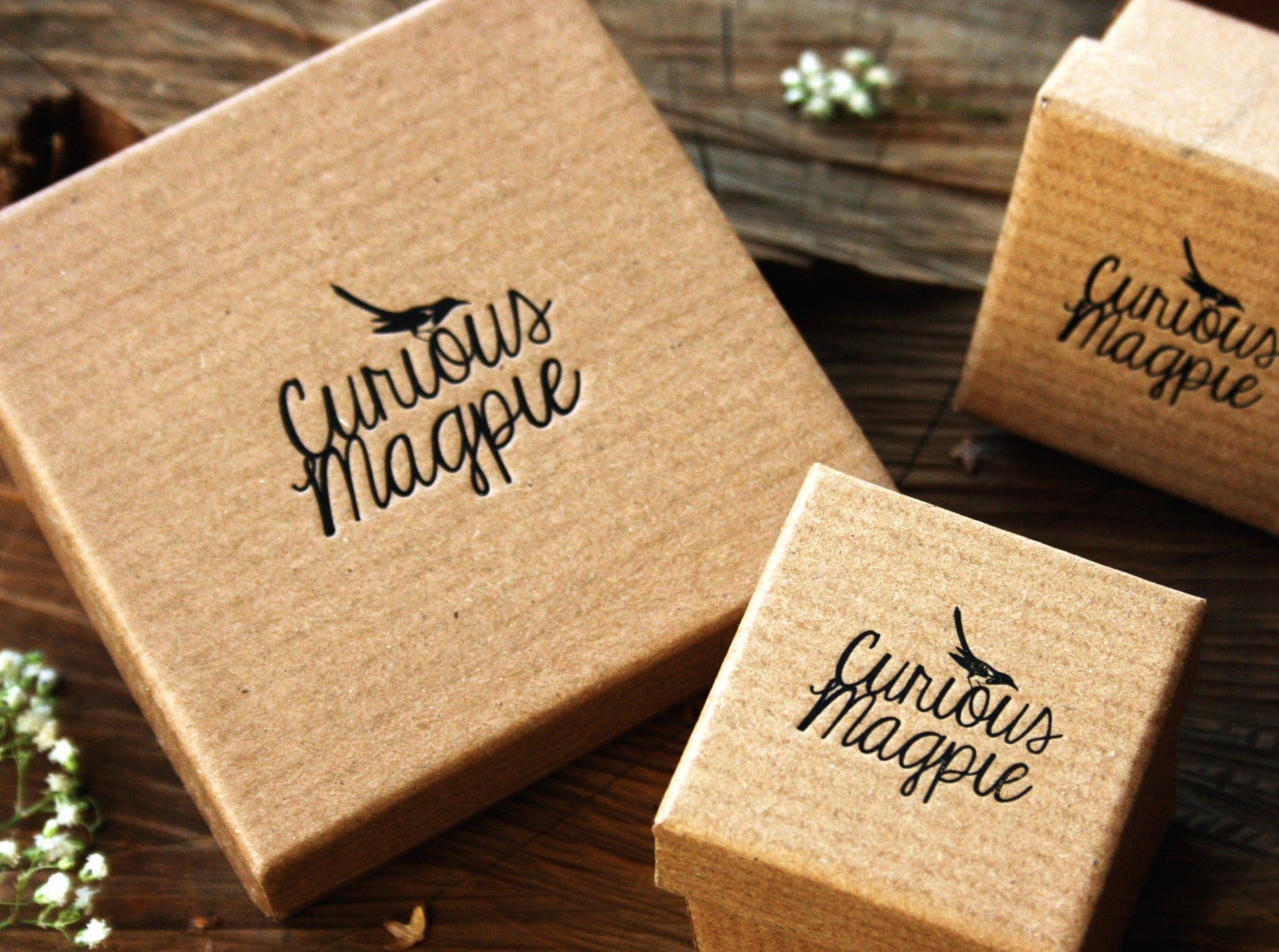 Curious Magpie Jewellery packaging