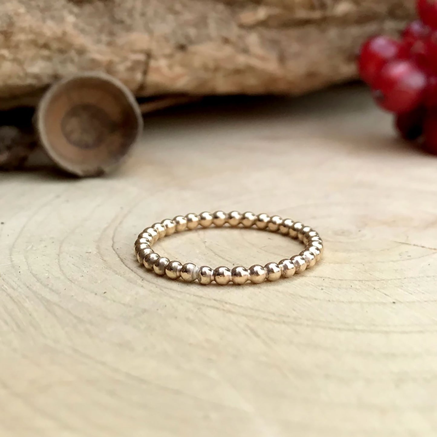 Gold Berry Ring by Curious Magpie Jewellery