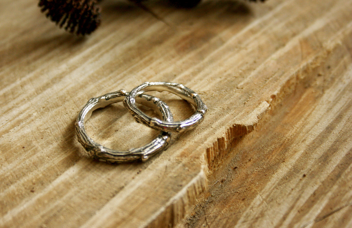 Silver Twig Ring by Curious Magpie Jewellery