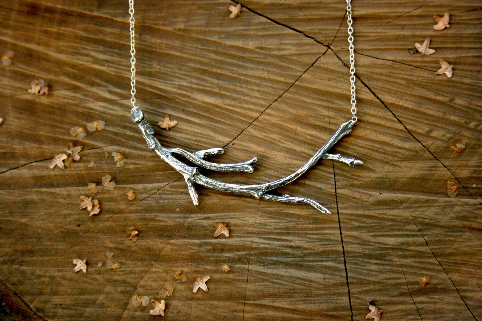 Silver Branch Necklace - Curious Magpie Jewellery - 2