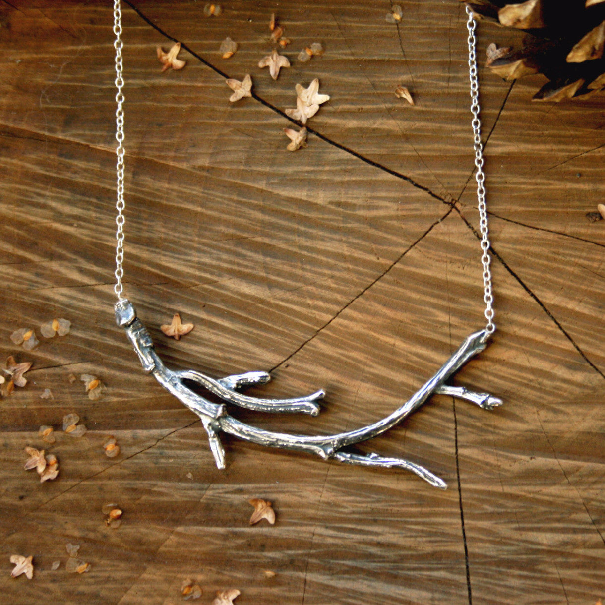 Silver Branch Necklace - Curious Magpie Jewellery - 1