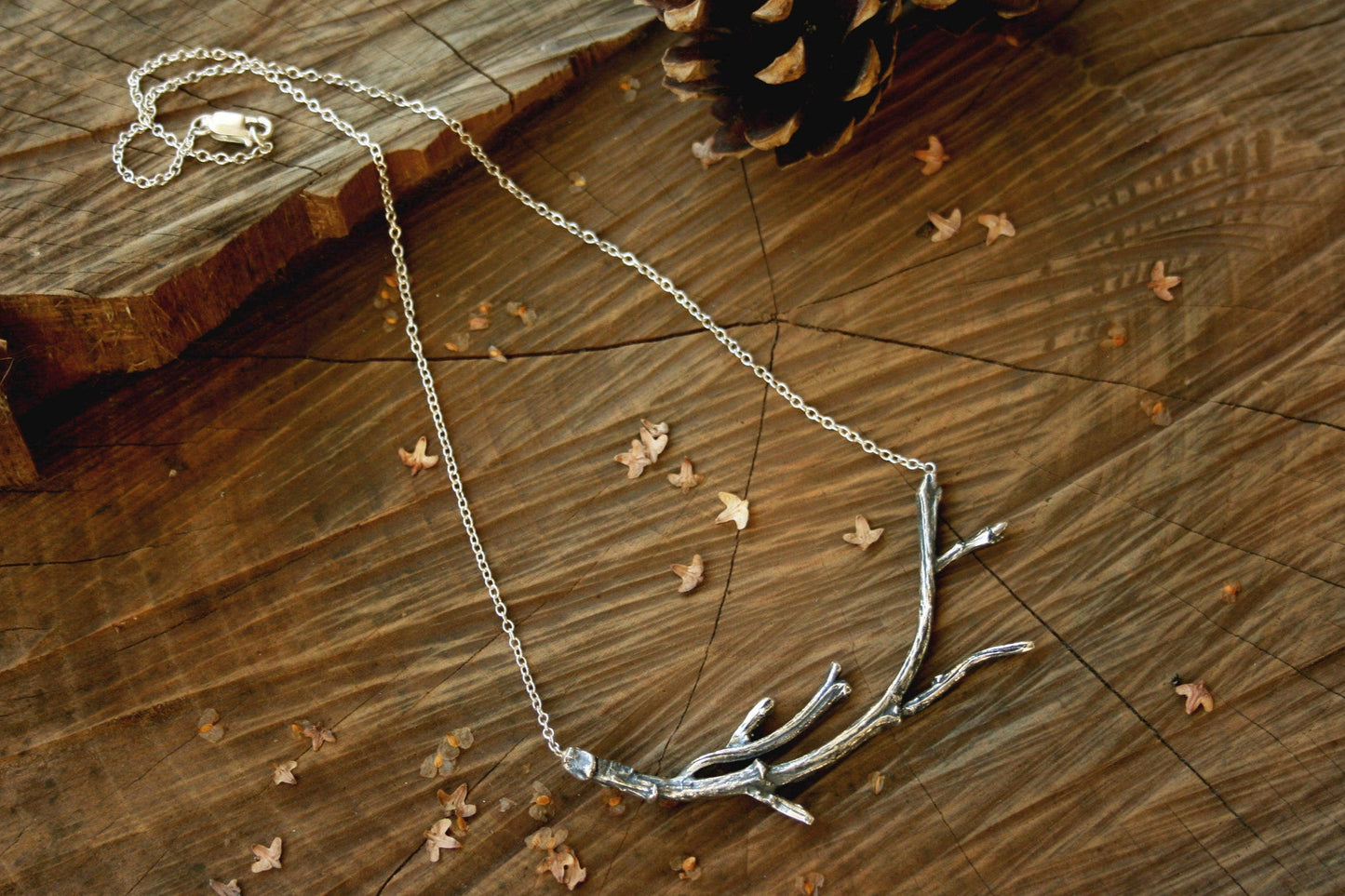 Silver Branch Necklace - Curious Magpie Jewellery - 4