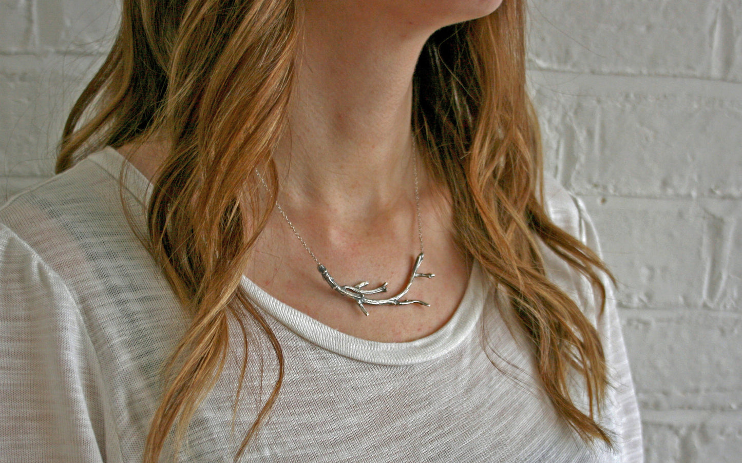 Silver Branch Necklace - Curious Magpie Jewellery - 6
