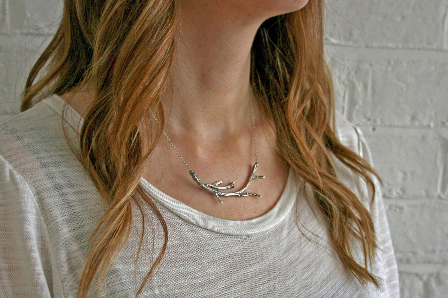 Silver Branch Necklace - Curious Magpie Jewellery - 6