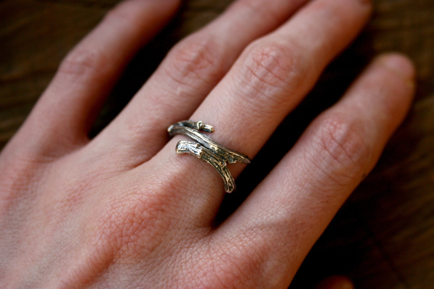 Silver Branch Ring - Curious Magpie Jewellery - 5