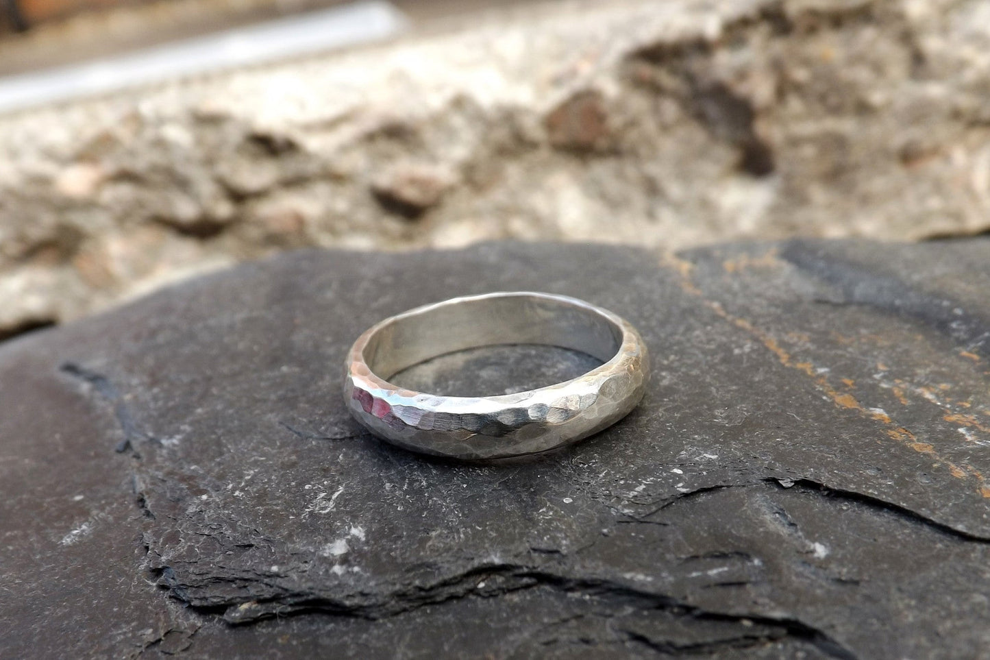 Silver Meteorite Ring - Curious Magpie Jewellery - 2