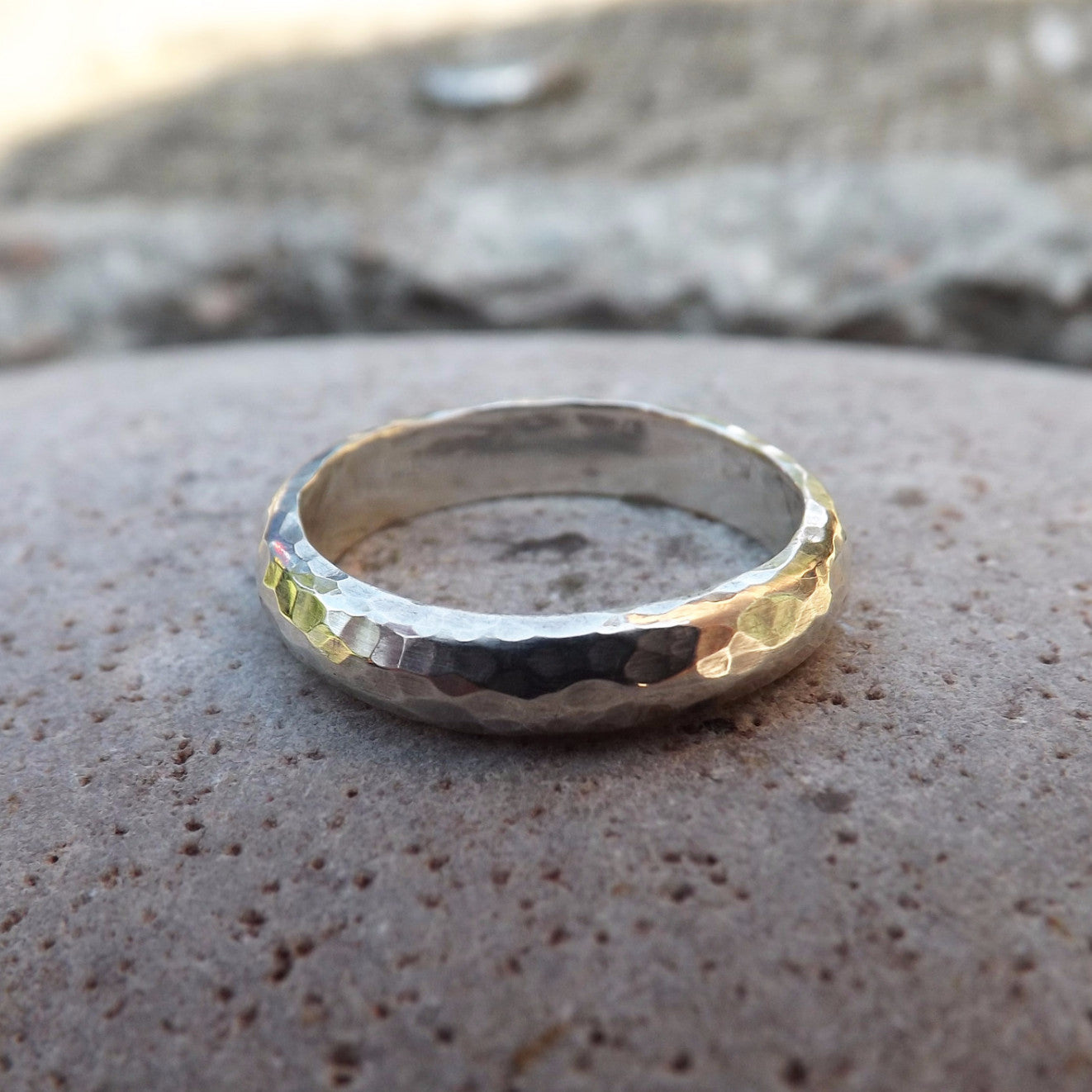 Silver Meteorite Ring - Curious Magpie Jewellery - 1