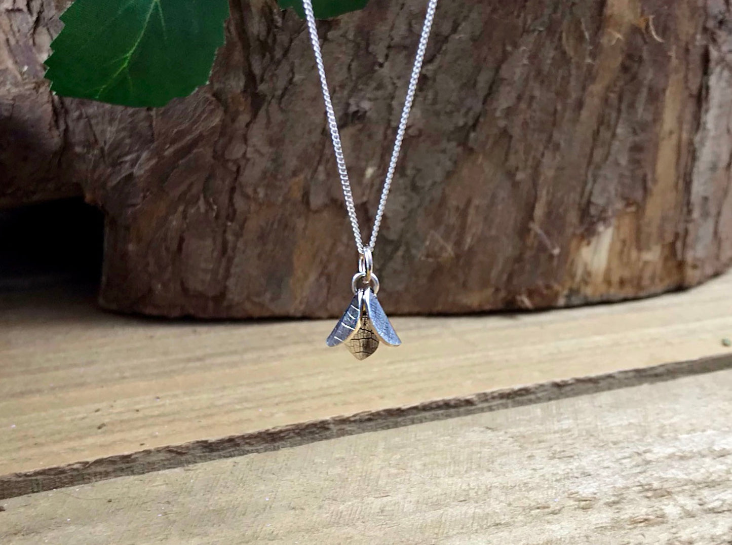 Silver Bluebell Necklace
